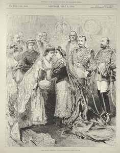 Die königliche Hochzeit: Prinz Leopold, Herzog von Albany, mit Prinzessin Helen von Waldeck-Pyrmont in der St. George